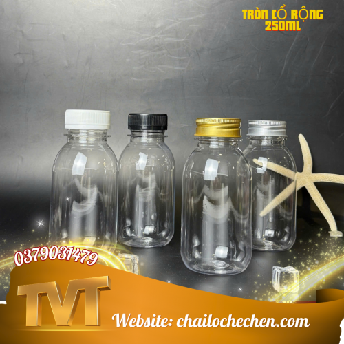 Tròn Cổ rộng 250ml